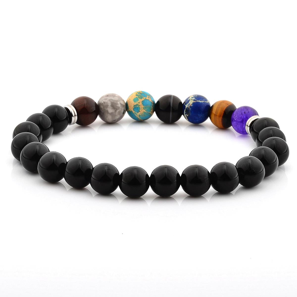 Pride Chakra Multi Color Stone Bracelet